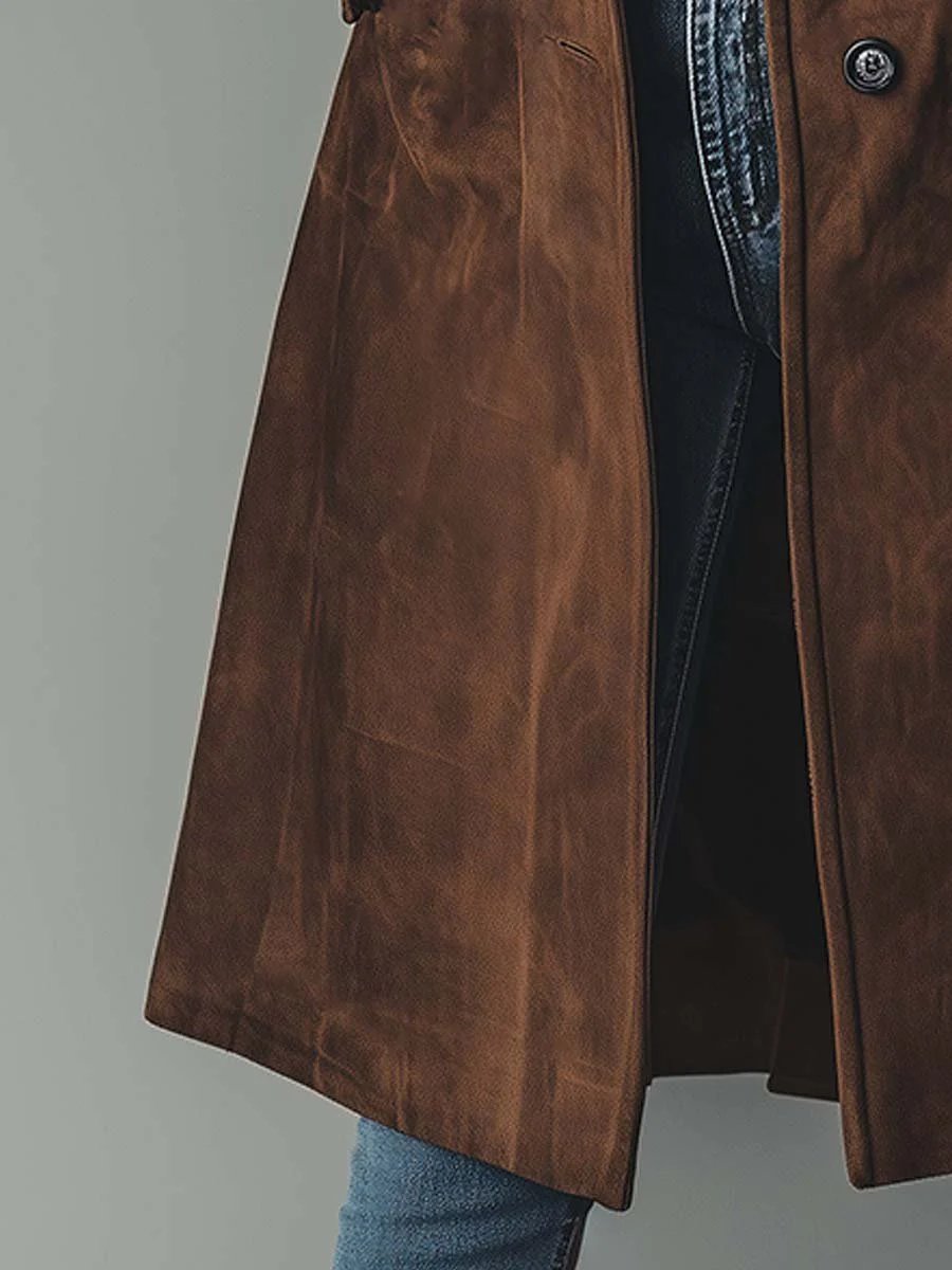 Lucia | Klassischer und langer Damen Trenchcoat