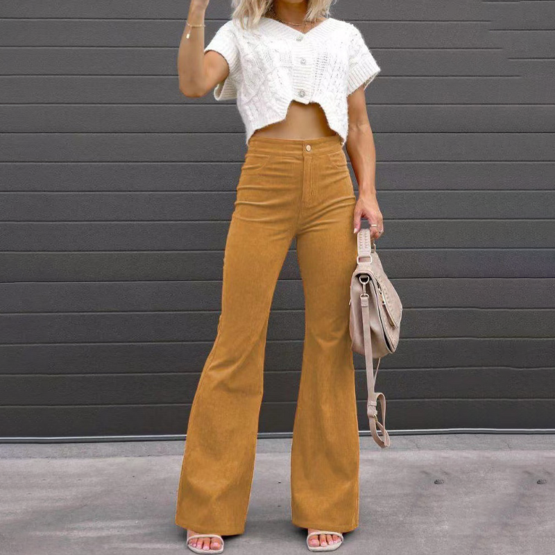 Courtney | Curve-Fit Bellbottoms – Flattering High-Waist Style for Women