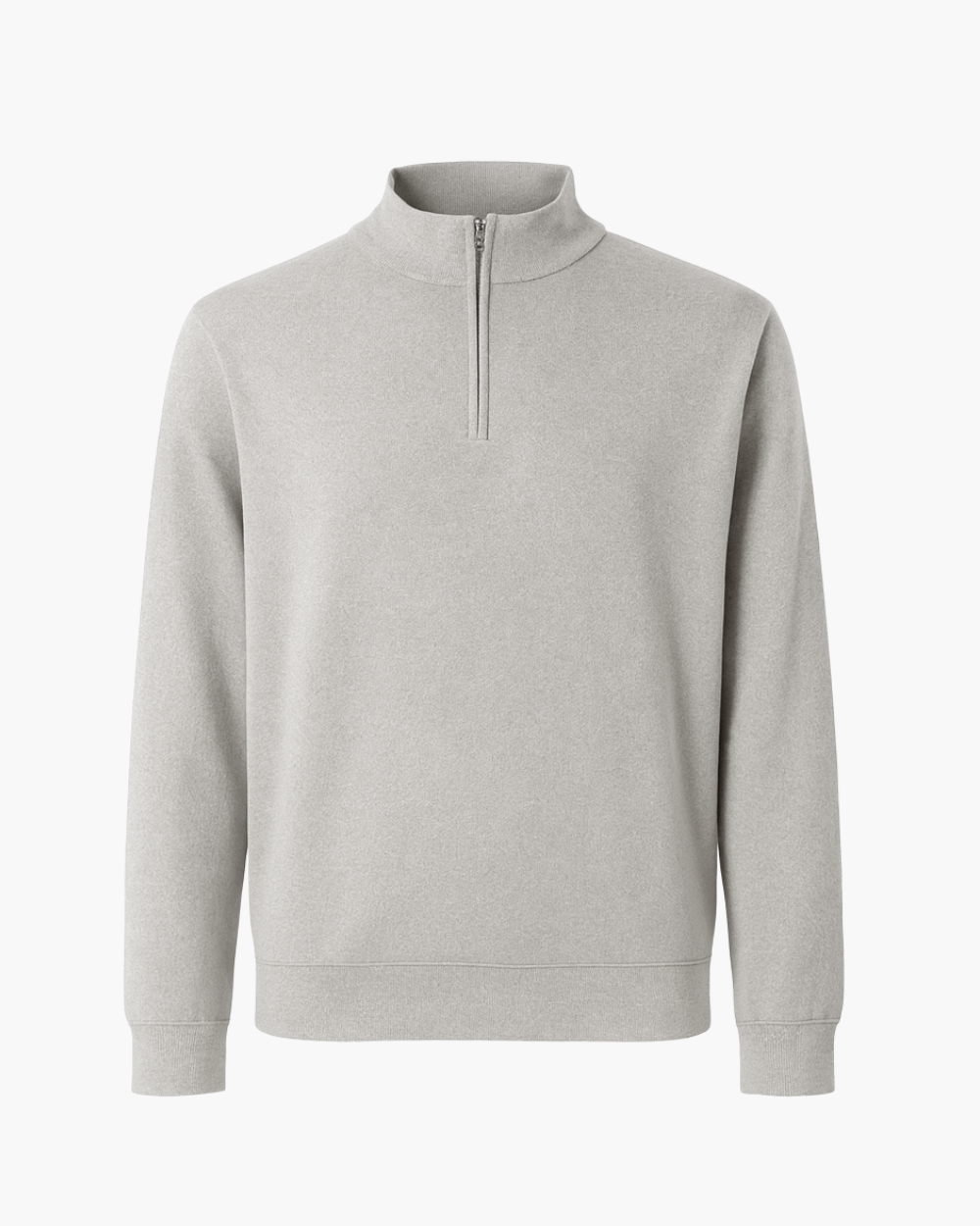 Regular Fit Sweatshirt mit Reißverschluss Half Zip