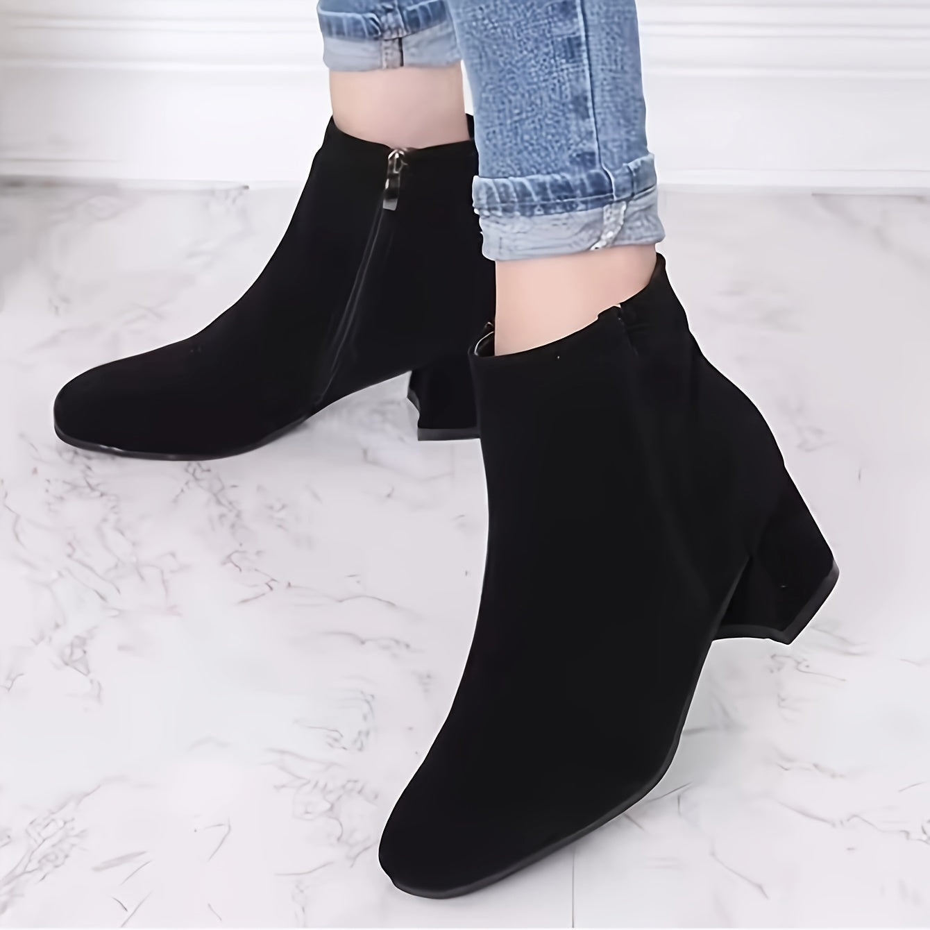 Emilia | Vielseitige Chelsea Stiefeletten mit niedrigem Absatz