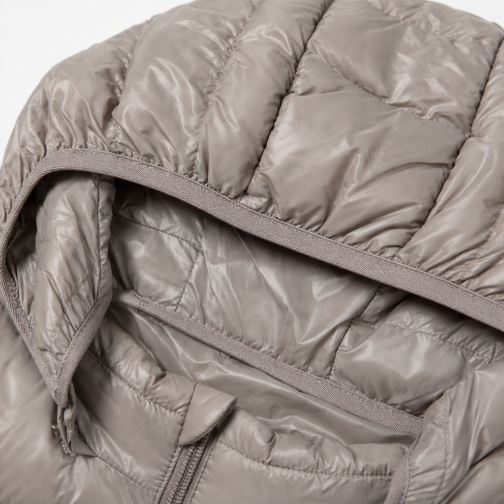 Veluna | Long Puffer Coat – Lichtgewicht Warmte voor Vrouwen