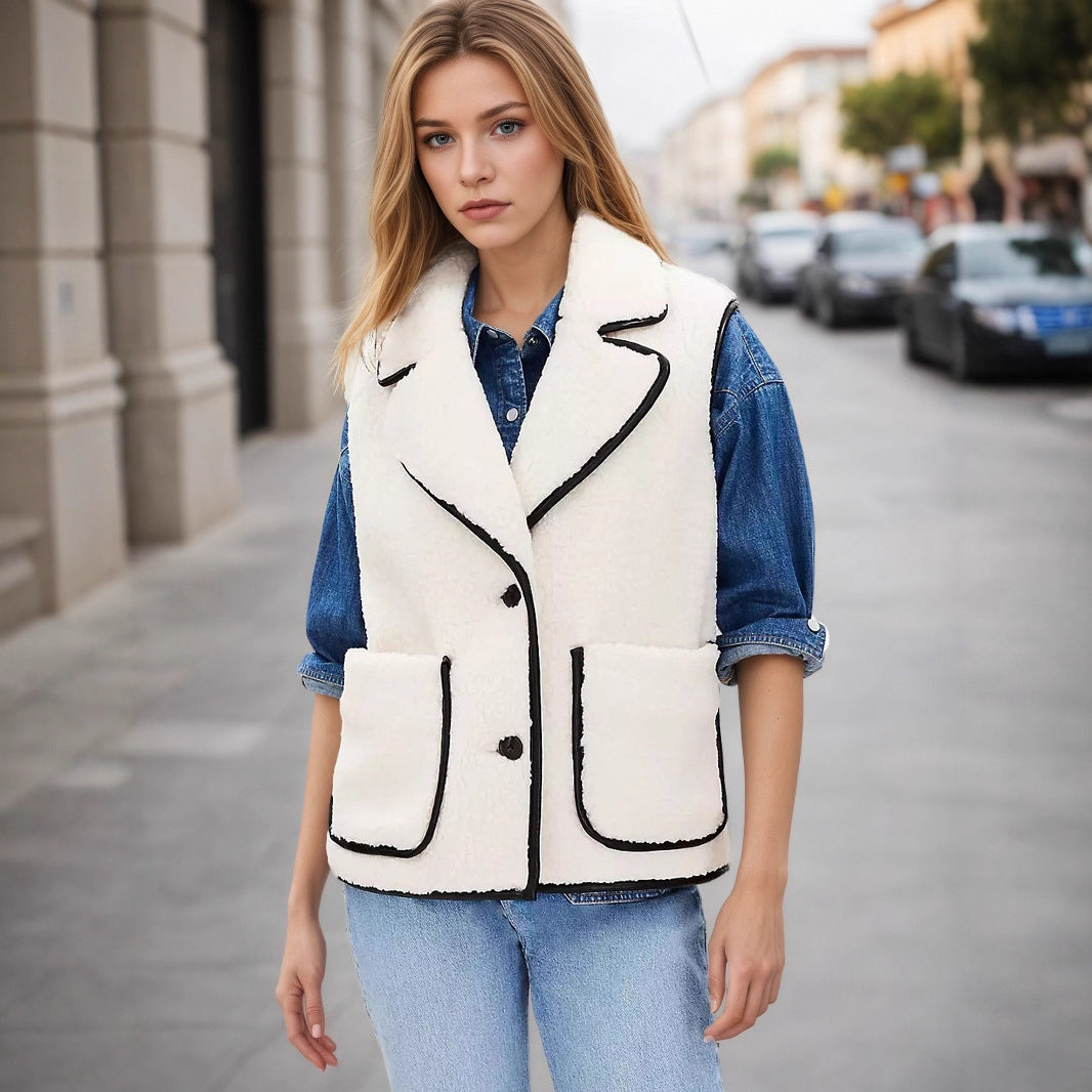 Clara | Elegante und zeitlose Damen Strukturweste
