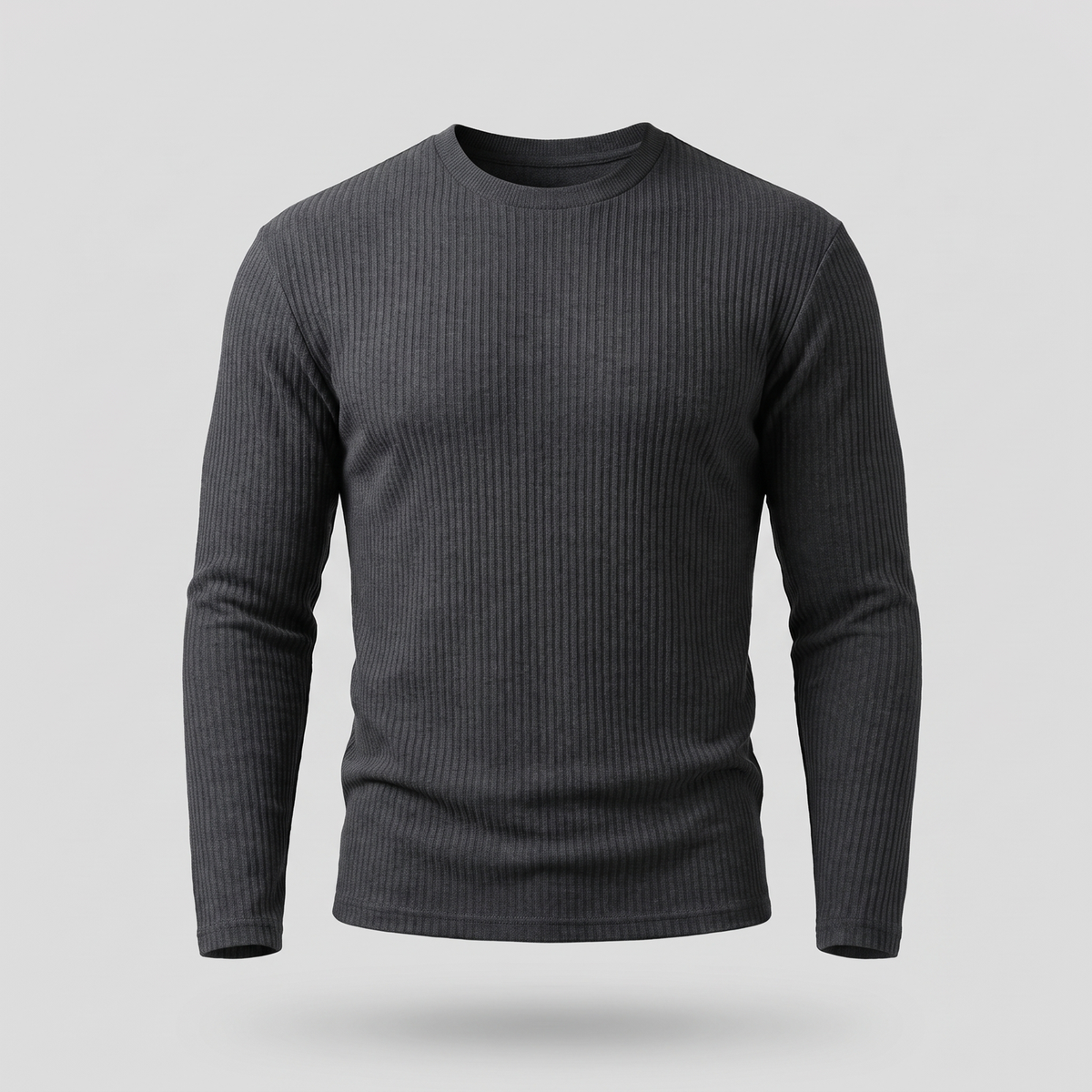 Derrickson | Ribbed Sweater – Elegant Body-Skimming Fit voor Mannen