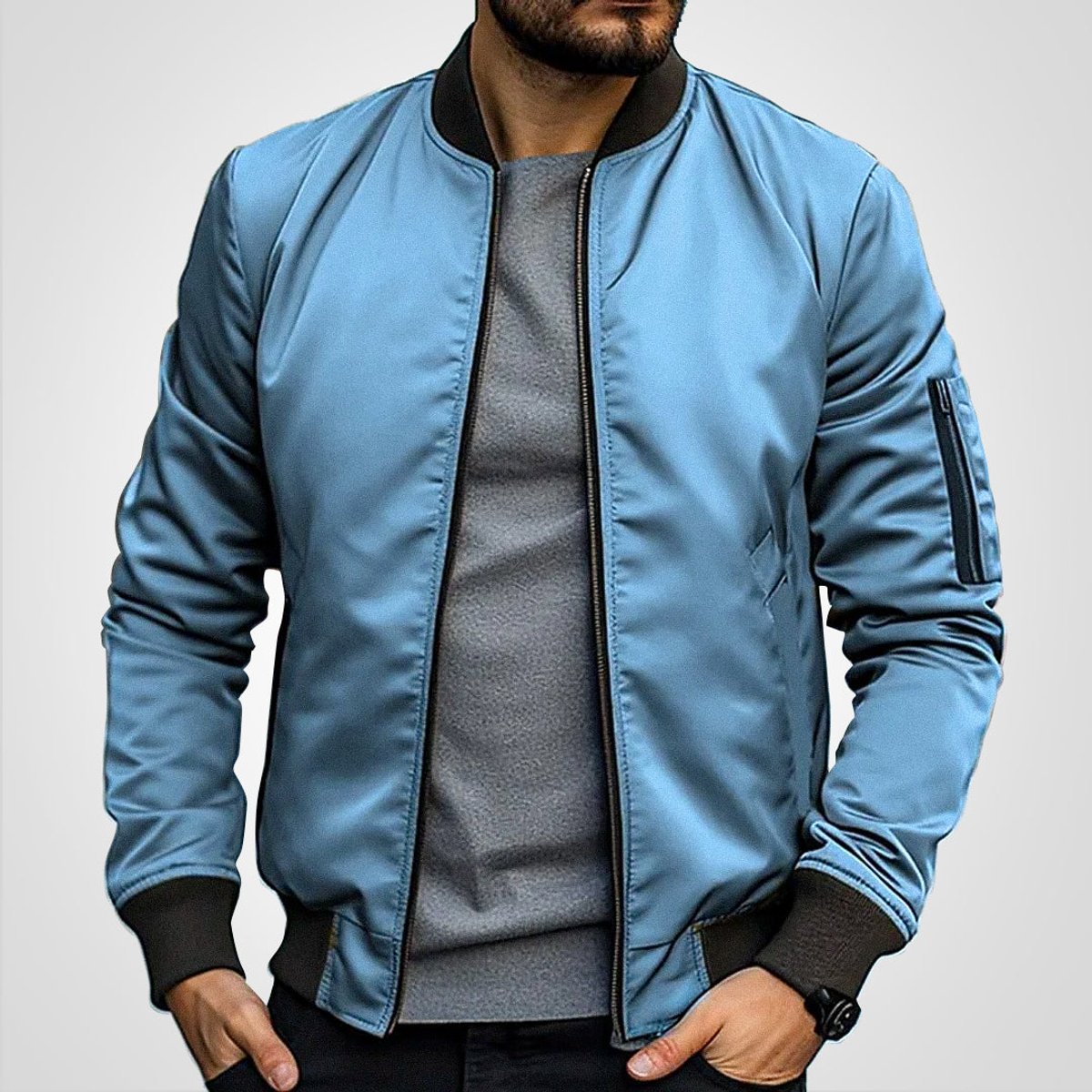 Lucas | Bequeme und klassische Herren Bomberjacke