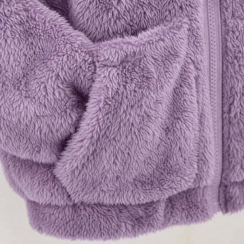 Cloudhug | Hooded Plush Zip-Up Jacket – Kuscheliger Stil für Frauen