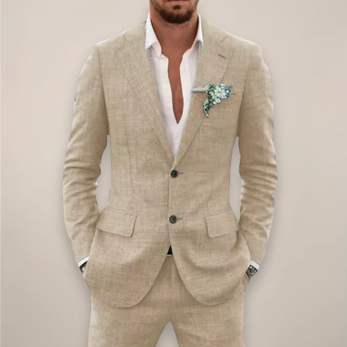 Konrad | Two-Piece Suit Set for Men in Elegant Slim Fit