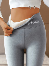 Julia | Warme und Bequeme Fleece Leggings mit Kaschmir Mix