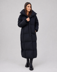 Mia | Elegante und kuschelige Damen lange Daunenjacke