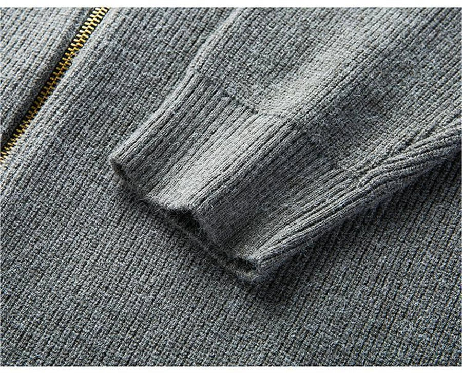 Max | Elegante und bequeme Herren Stricken Strickjacke