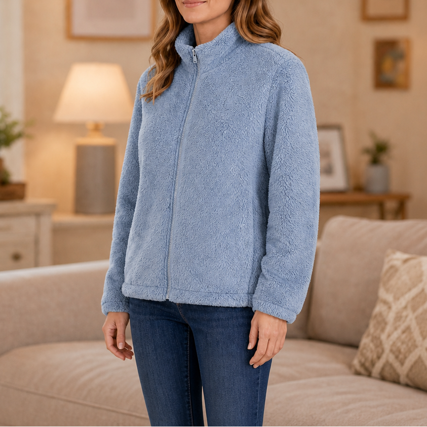 Velora | Fleecejacke mit Stehkragen – Warm und Bequem für Frauen