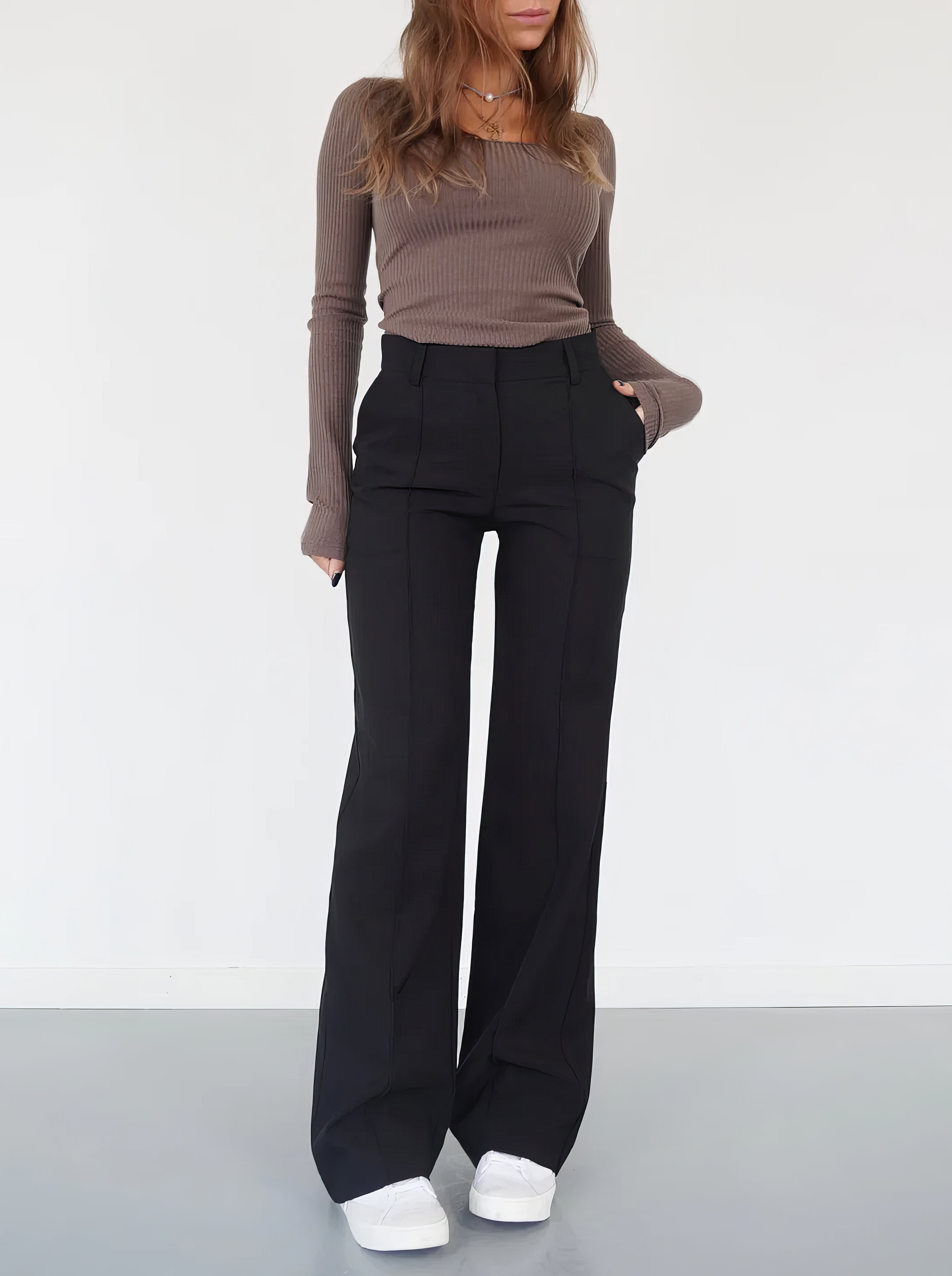Jennifer | Elegante und bequeme Weitbein Hose