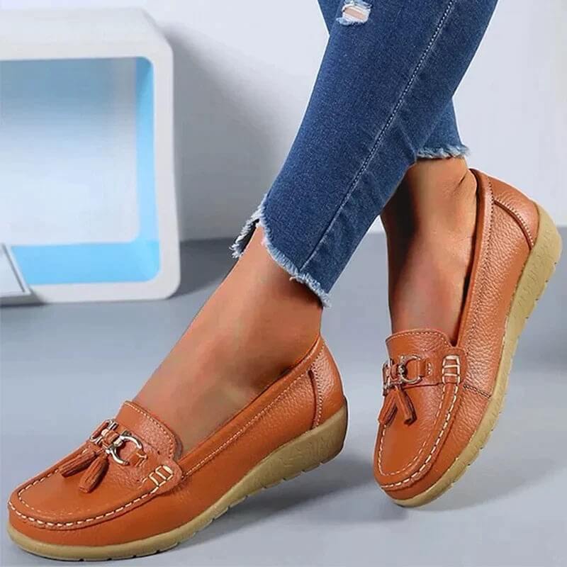 Amelia | Elegante und stützende Orthopädische Slip-On Loafer