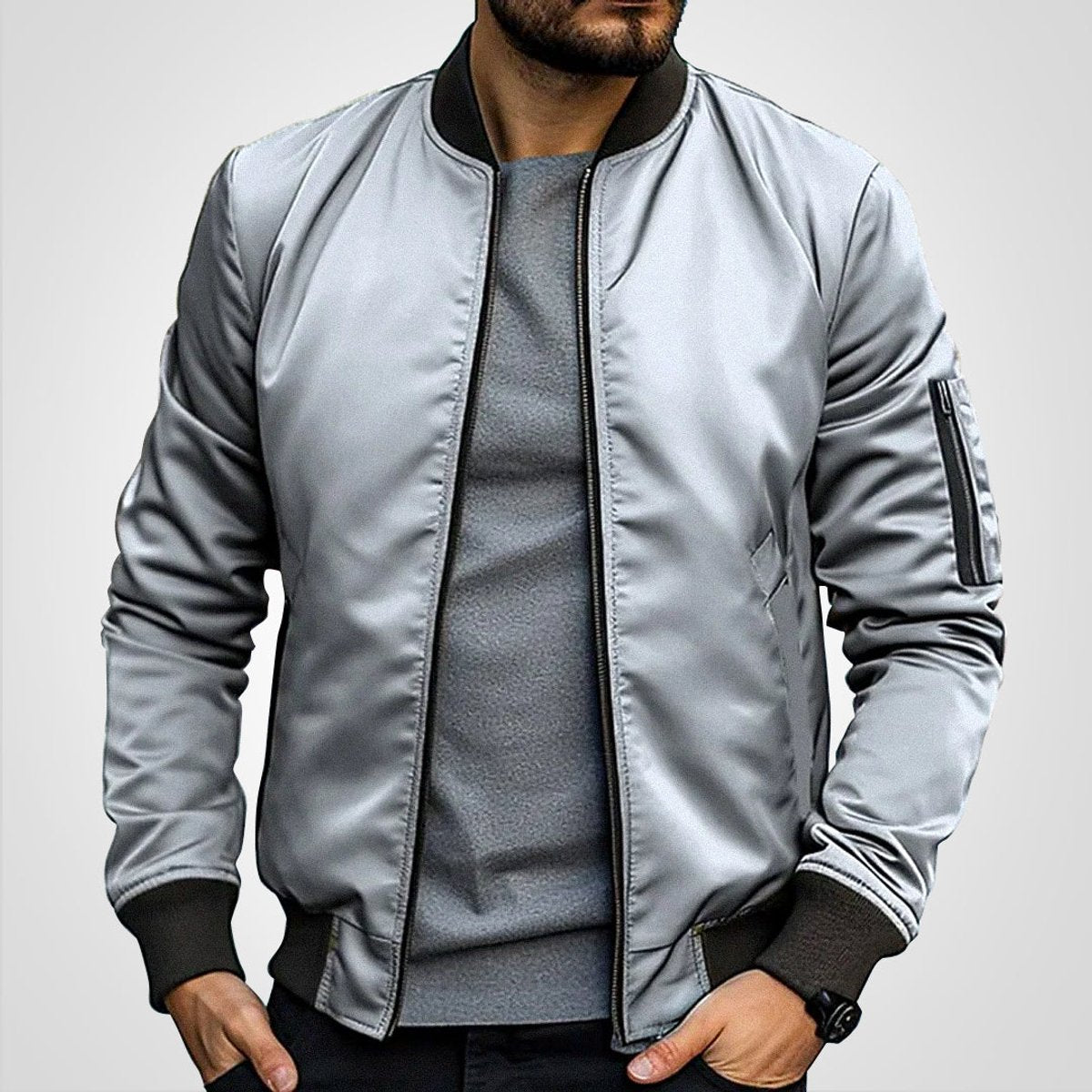 Lucas | Bequeme und klassische Herren Bomberjacke