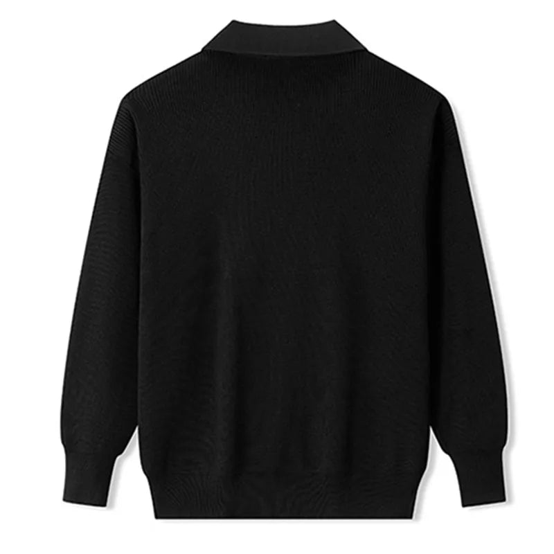 Karla | Knitted Zip Sweater – Eleganter und Moderner Stil für Männer