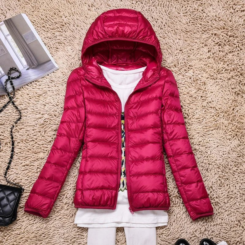 Kathrin | Ultralight Daunenjacke für Reisen und Alltag