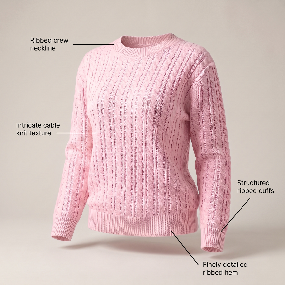 Marielle | Cable Sweater – Tijdloze Warmte voor Elke Dag