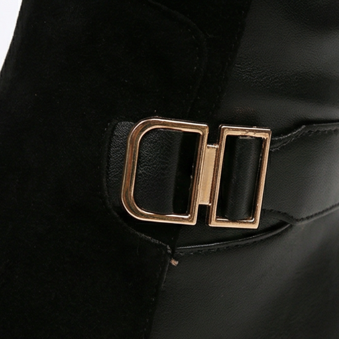 Velara | Knielange Winterstiefel mit Fleecefutter für Damen