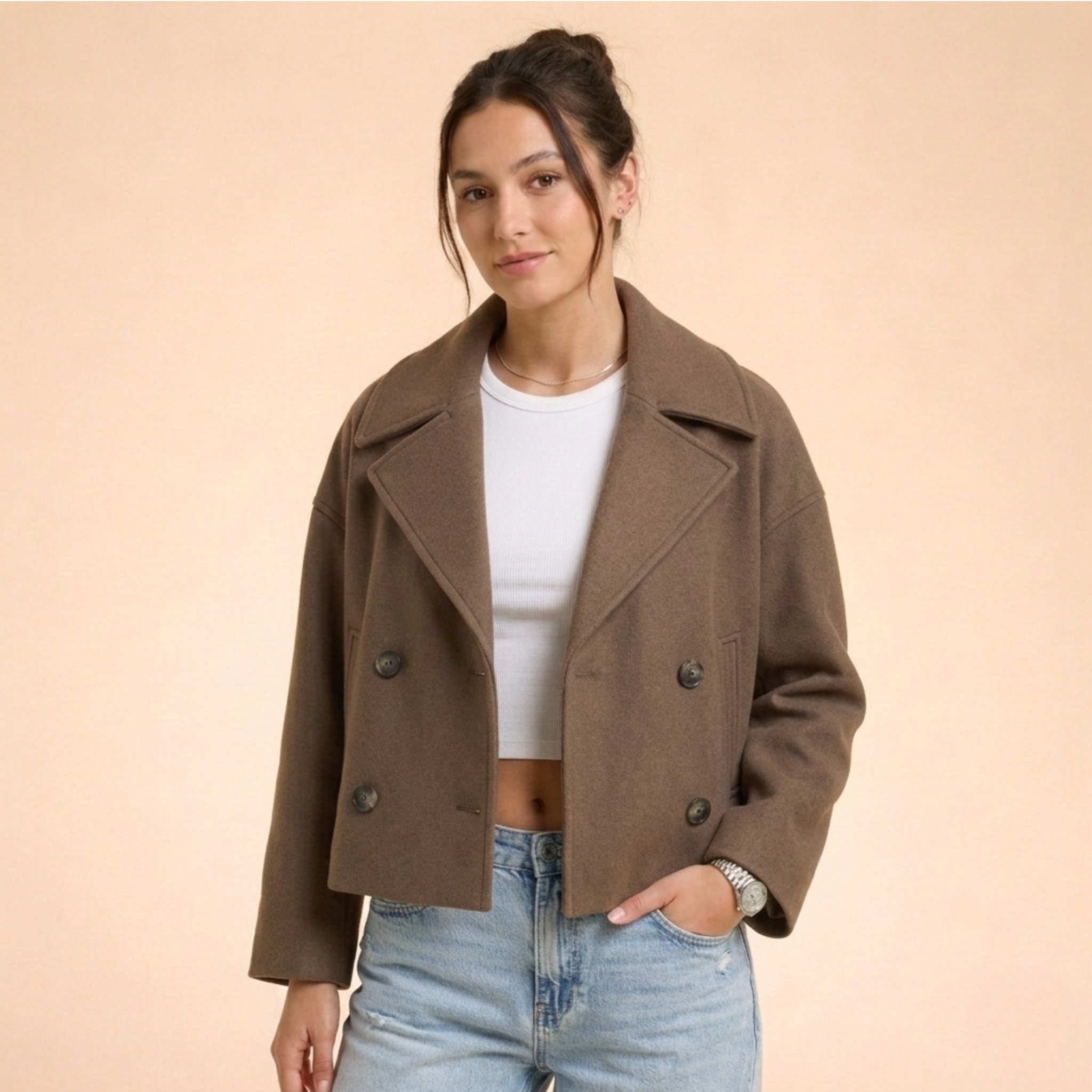 Nicole | Stilvoller und bequemer Kurzmantel