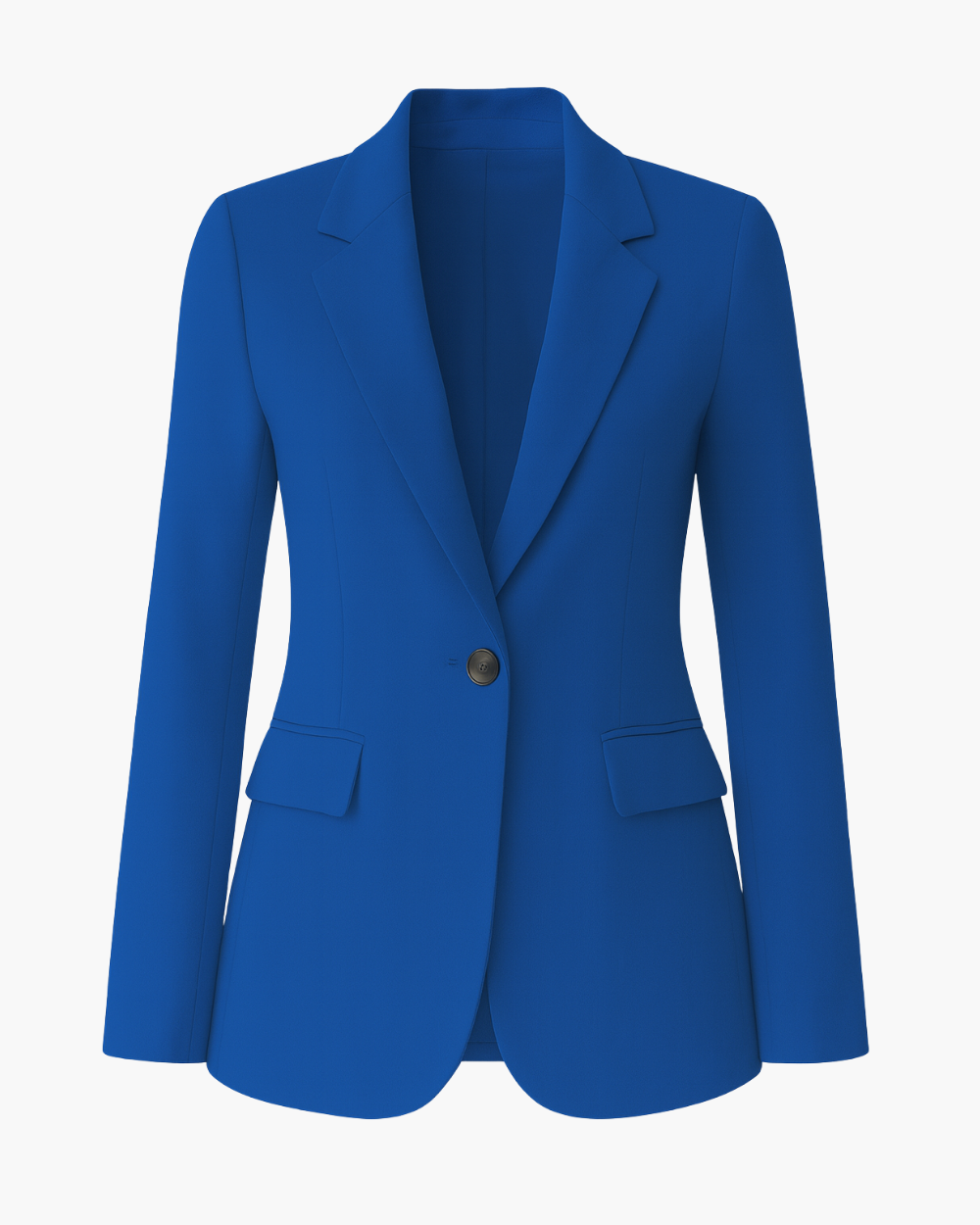 Taillierter Blazer mit Ein-Knopf-Verschluss