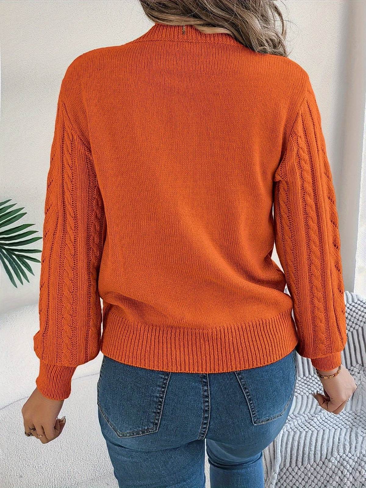 Blythe | Cable-Knit Sweater – Cozy Textured Style for Women