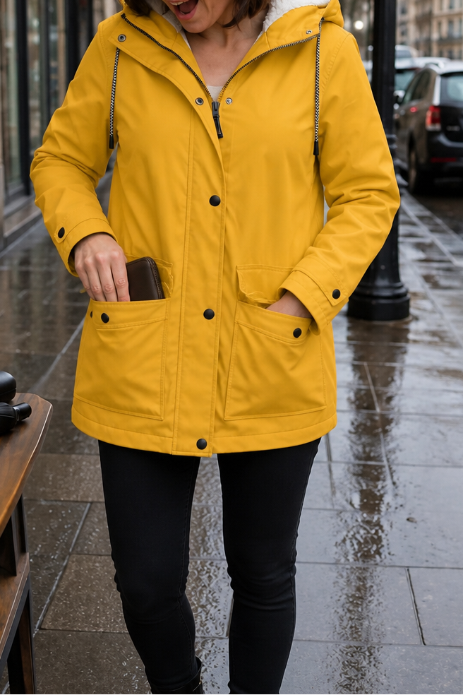 Windloft | Waterproof Hooded Jacket – Plush Lining für Frauen