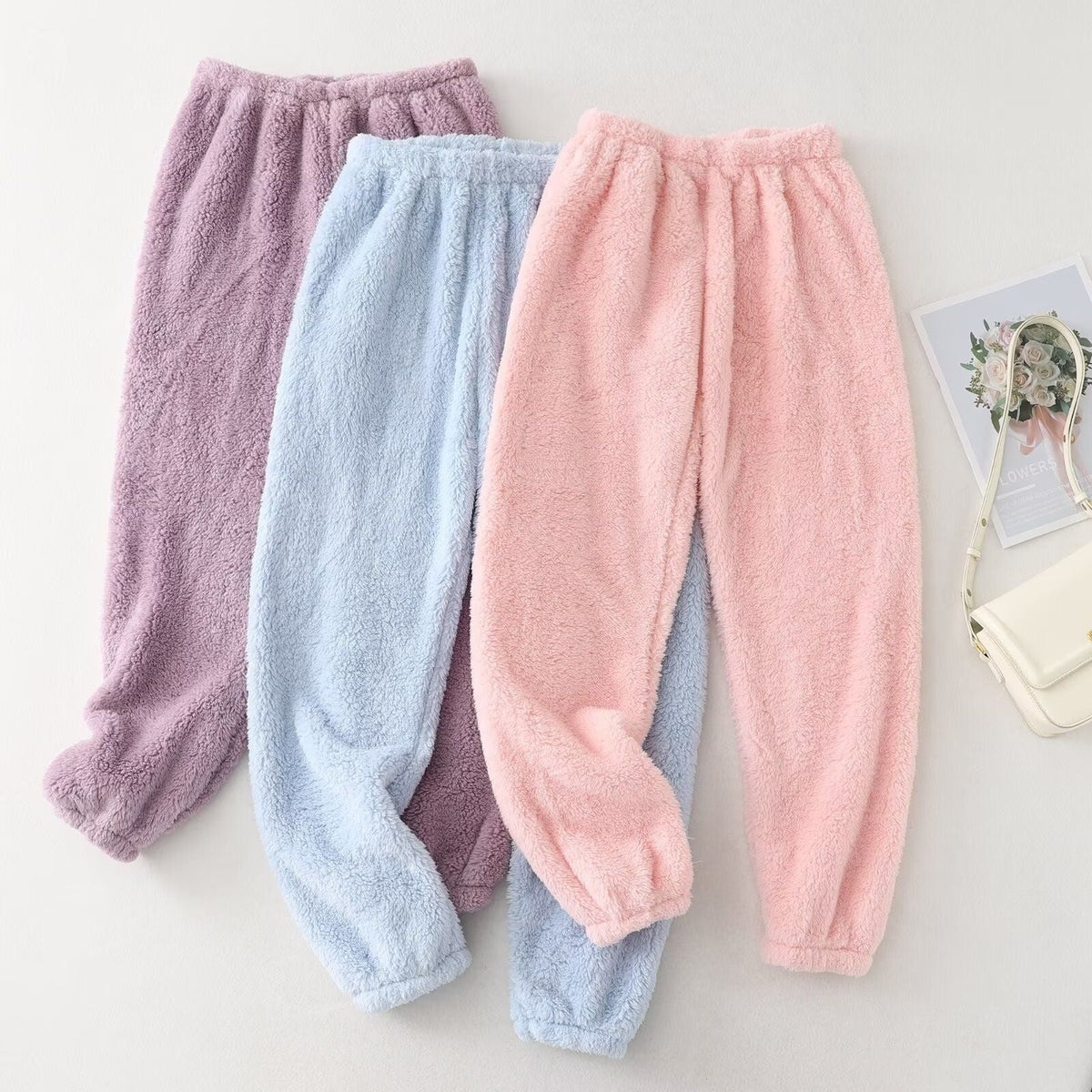 Drune | Fleece Pants for Women with Elastic Waistband