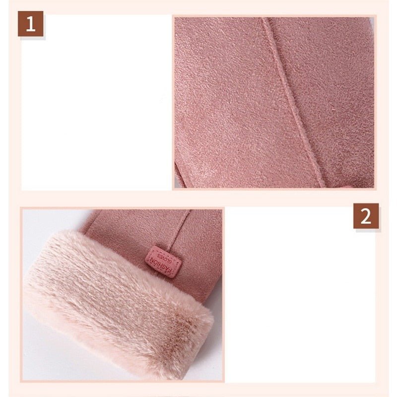 Drune | Fleece Gloves – Stylish Winter Accessory for Women