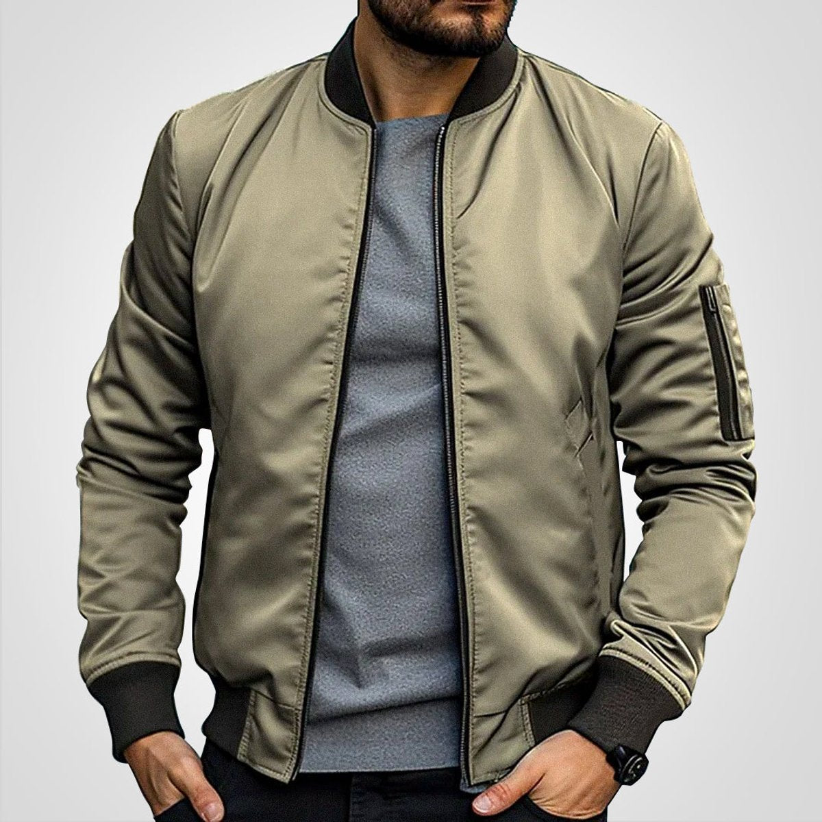 Lucas | Bequeme und klassische Herren Bomberjacke