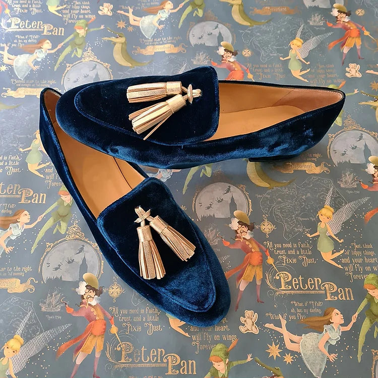 Hannah | Klassischen und raffinierte Damen Loafer mit Quasten