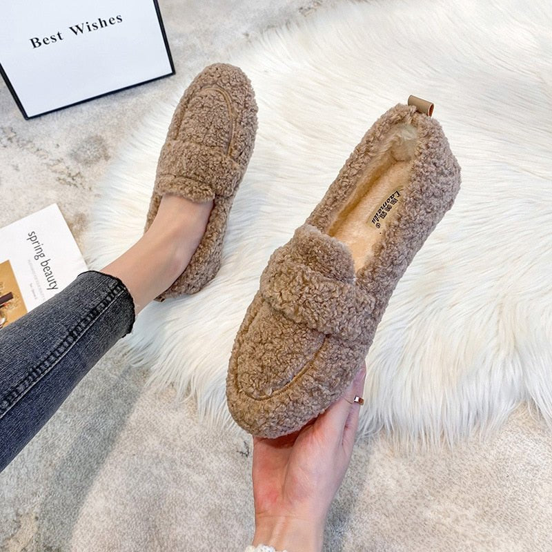 Anna | Plüsch-Hausschuhe für Damen – Weich und Elegant