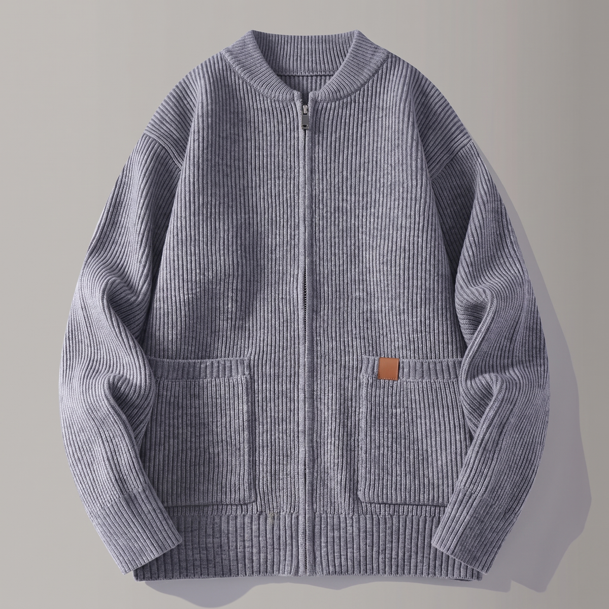 NOVA | Ribbed Knit Jacket – Soft Touch and Functional Design