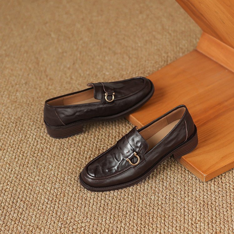 Celia | Leder Loafer mit Horsebit-Akzent für Frauen