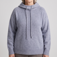 Freya | Weicher und Warmer Merinowolle Damen Kapuzenpullover