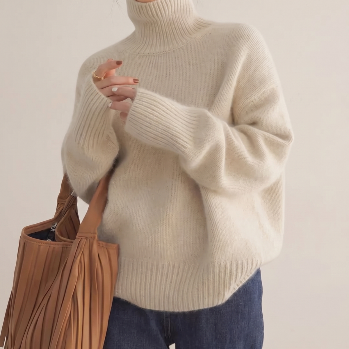 Amelia | Roll Neck Jumper – Eleganter Strick für Damen