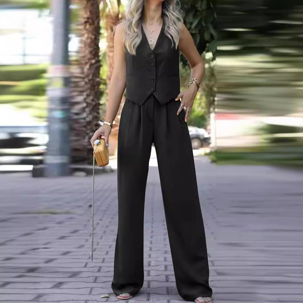 Sandra | Schickes und bequemes Hosenanzug Zweiteiler Set