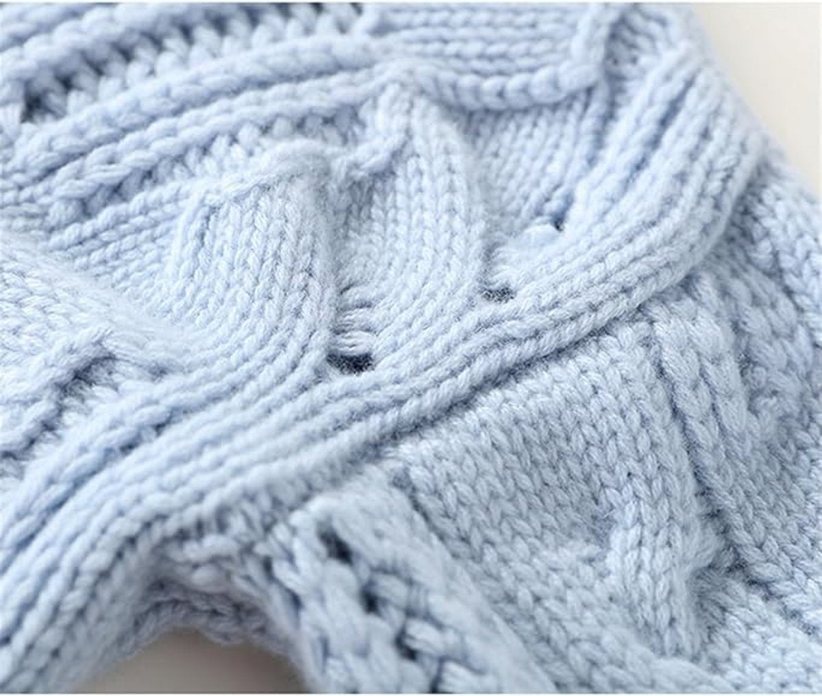 Marie | Turtleneck Knit Sweater with Cable Pattern for Women