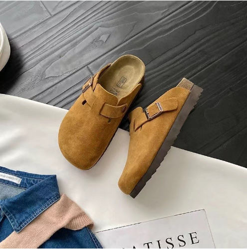 Lisa | Bequeme Wildleder-Slip-On-Pantoletten