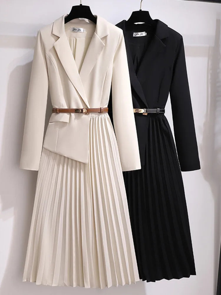 Adele | Elegantes, Plissiertes & Tailliertes Festliches Kleid für Damen 4