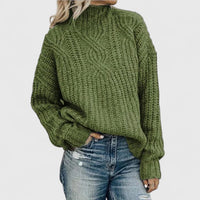 Seraphina | Gemütlicher und eleganter Zopfmuster Pullover