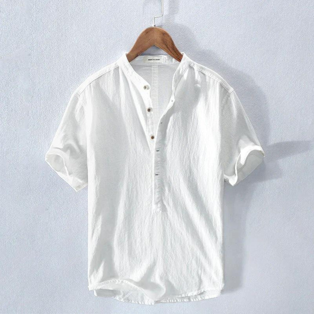 Amalfi | Elegantes Herren Hemd Kurzarm – Lässig, Bequem & Ideal für den Sommer 0
