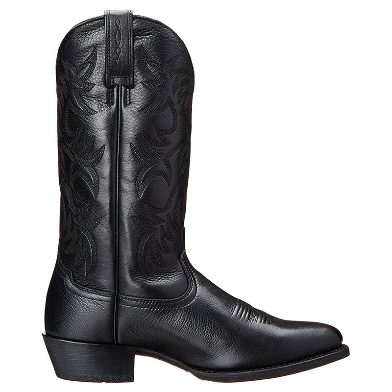 Amé | Lederstiefel Herren Schwarze Elegante Robust Mittelhoch 2