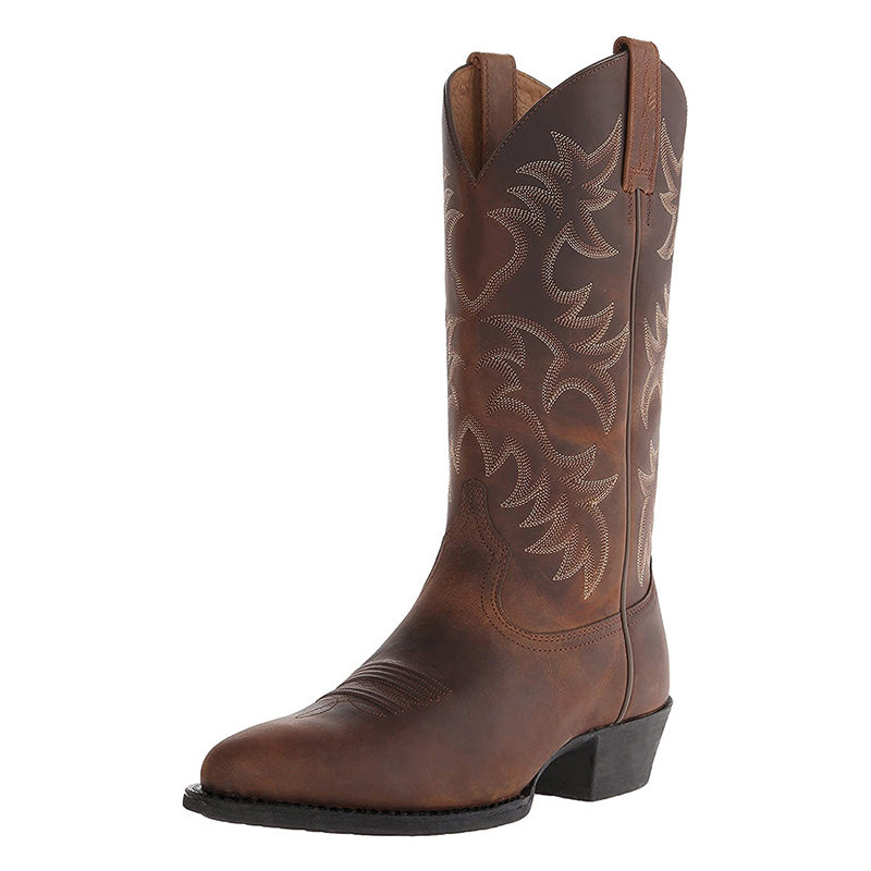 Amé | Lederstiefel Herren Schwarze Elegante Robust Mittelhoch 4