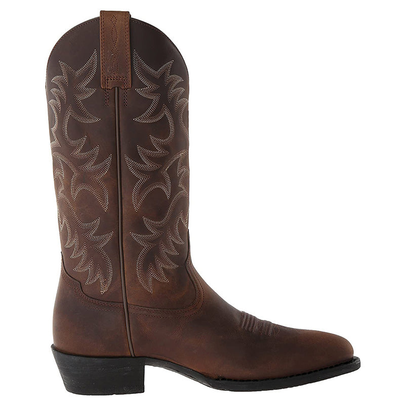 Amé | Lederstiefel Herren Schwarze Elegante Robust Mittelhoch 8