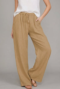 Sophia | Leichte und bequeme Sommerhose mit weitem Bein