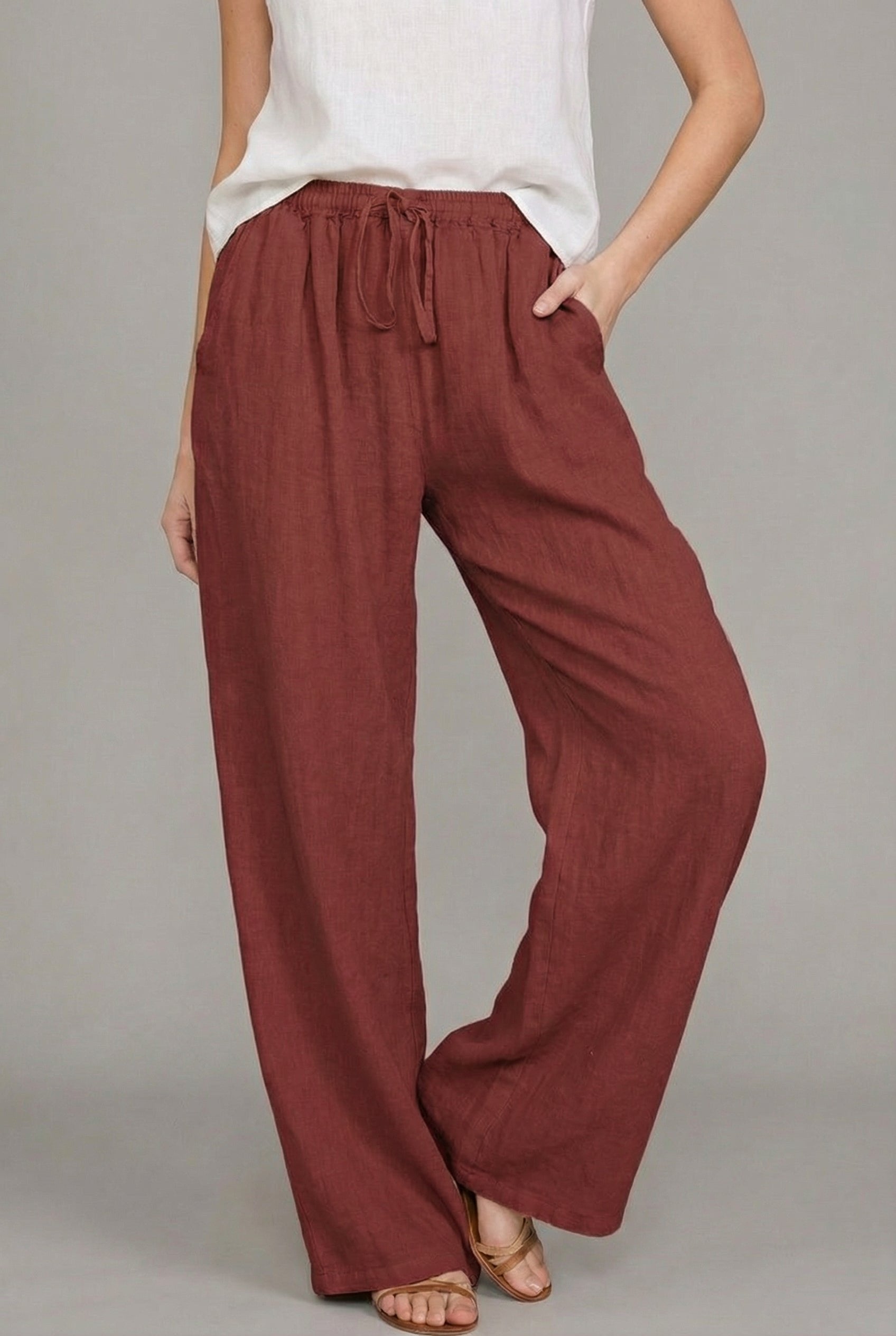 Amelia | Bequeme und luftige Sommerhose mit weitem Bein 3