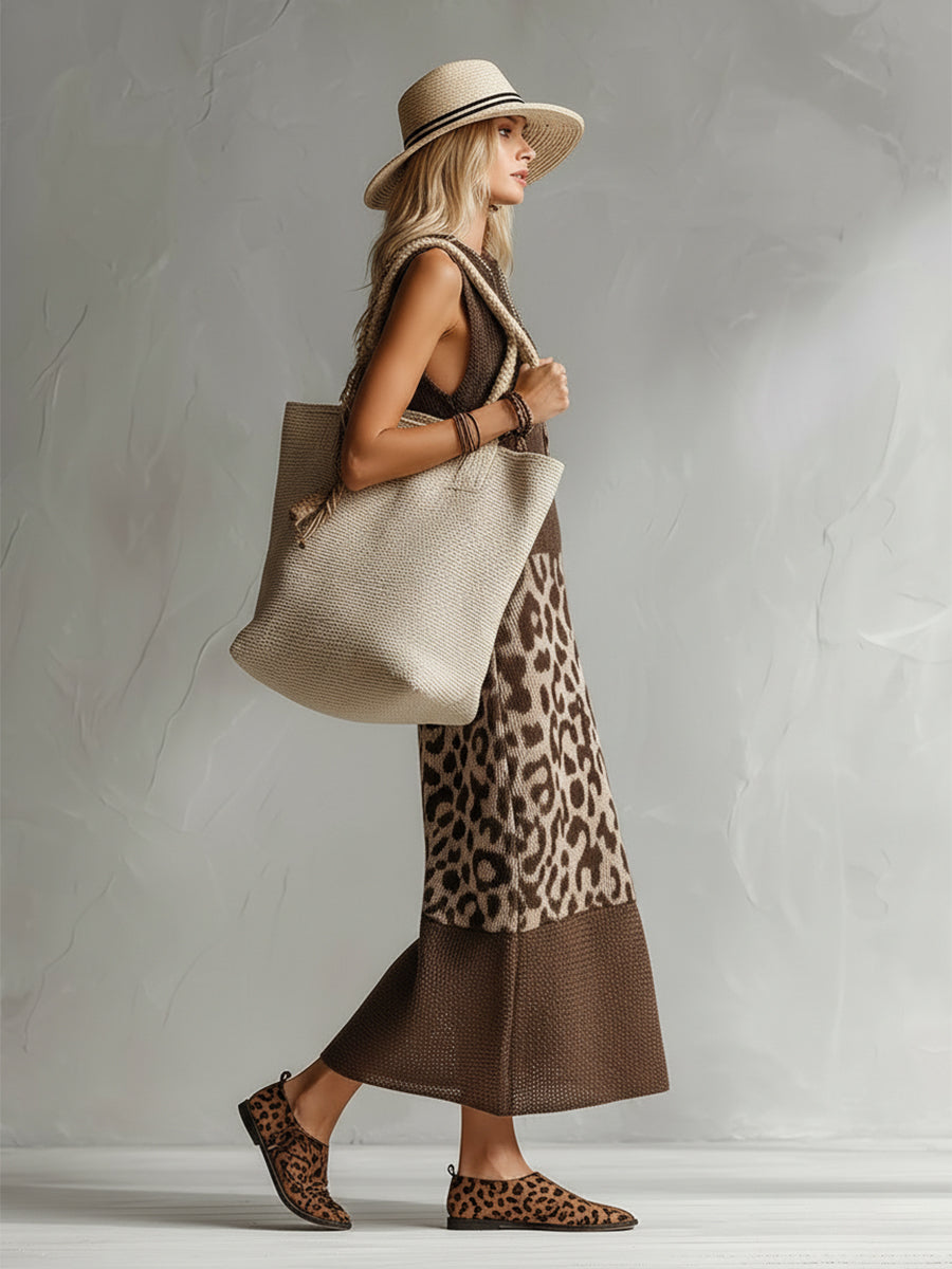 Amelia | Elegantes Damenkleid mit Leopardenmuster – Schmeichelnde Passform für jeden Anlass 1
