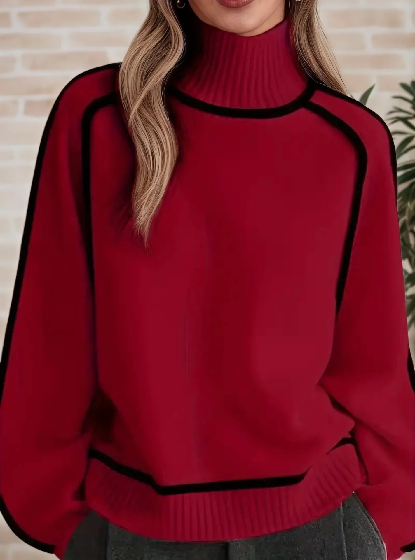 Amelia | Stilvoller und kuscheliger Oversize-Rollkragenpullover 5