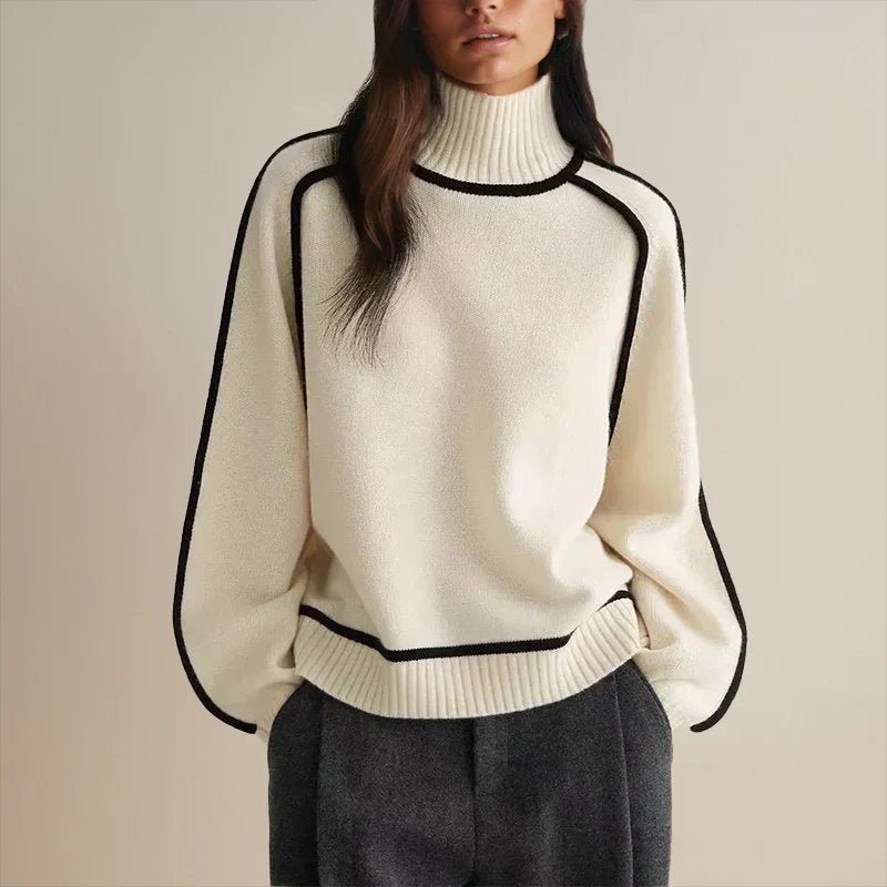 Amelia | Stilvoller und kuscheliger Oversize-Rollkragenpullover 7