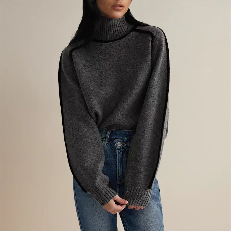 Amelia | Stilvoller und kuscheliger Oversize-Rollkragenpullover 8