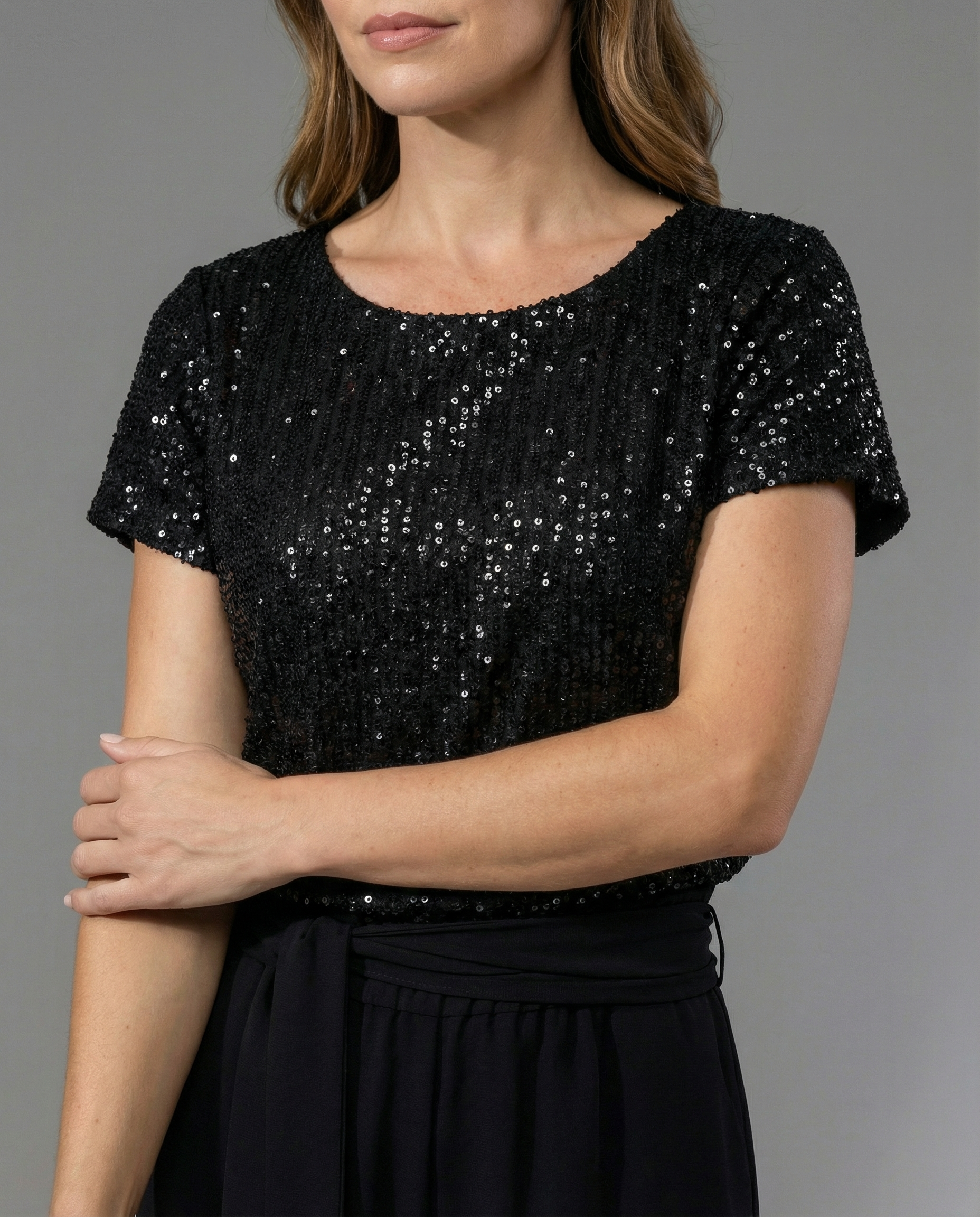 Amina | Eleganter, Fließender &amp; Glamouröser Damen-Jumpsuit mit Pailletten 3
